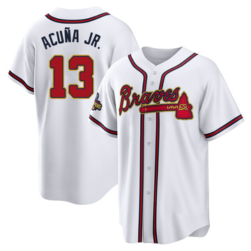 Men's Atlanta Braves Ronald Acuña Jr. Nike White 2021 MLB All-Star Game  Replica Player Jersey