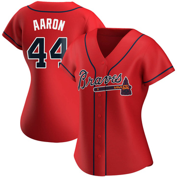 Men's Atlanta Braves #44 Hank Aaron 1963 Hall of Fame White Throwback Jersey  on sale,for Cheap,wholesale from China