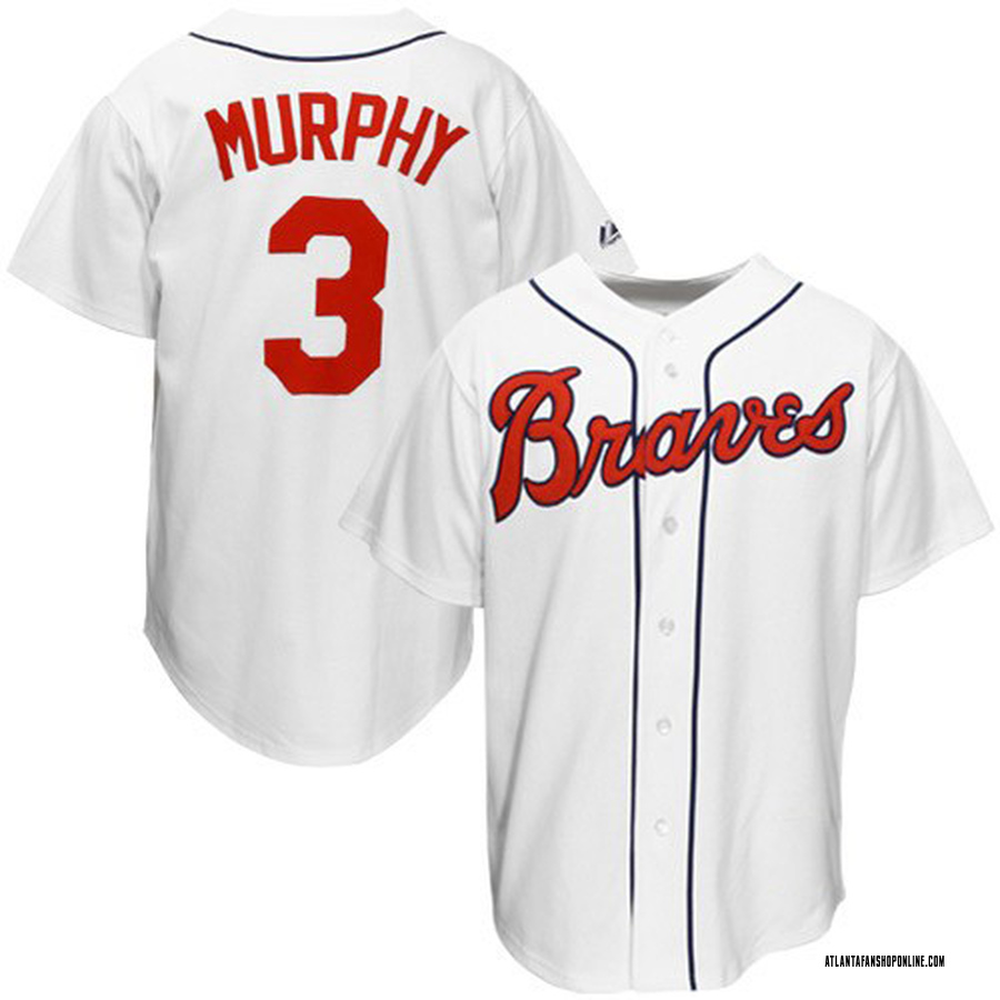 Dale Murphy Men's Atlanta Braves Throwback Jersey - Blue Replica