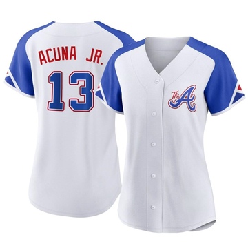 Men's Atlanta Braves Ronald Acuña Jr. Nike White 2021 MLB All-Star Game  Replica Player Jersey