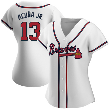 Men's Atlanta Braves Ronald Acuña Jr. Nike White 2021 MLB All-Star Game  Replica Player Jersey