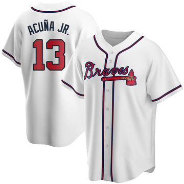 Men's Atlanta Braves Ronald Acuña Jr. Nike White 2021 MLB All-Star Game  Replica Player Jersey